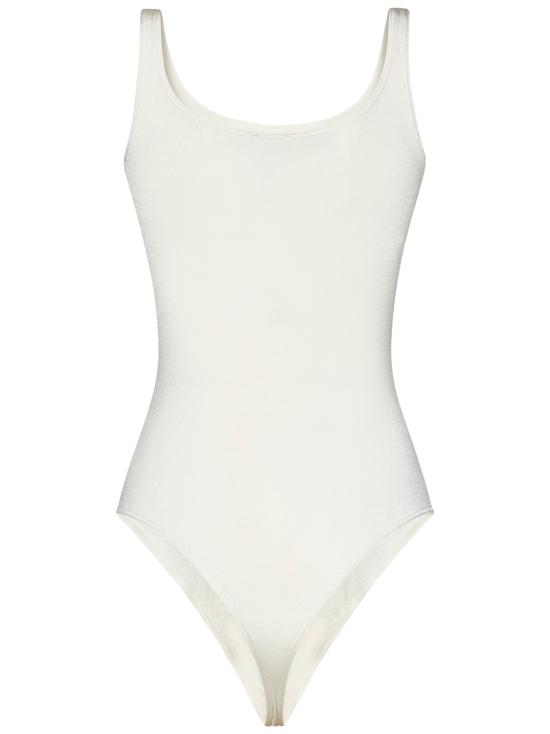 25FW 월포드 바디수트 티셔츠 2366566 4864 White - WOLFORD