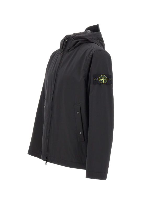 25FW 스톤 아일랜드 소프트 쉘-R E.다이 프리마로프트 인슐레이션 패딩 자켓 4100086S0A27 V0029 Black - STONE ISLAND