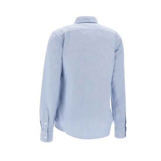 24FW 폴로 랄프로렌 슬림 핏 스트라이프 옥스포드 셔츠 211891377 001 Blue - POLO RALPH LAUREN