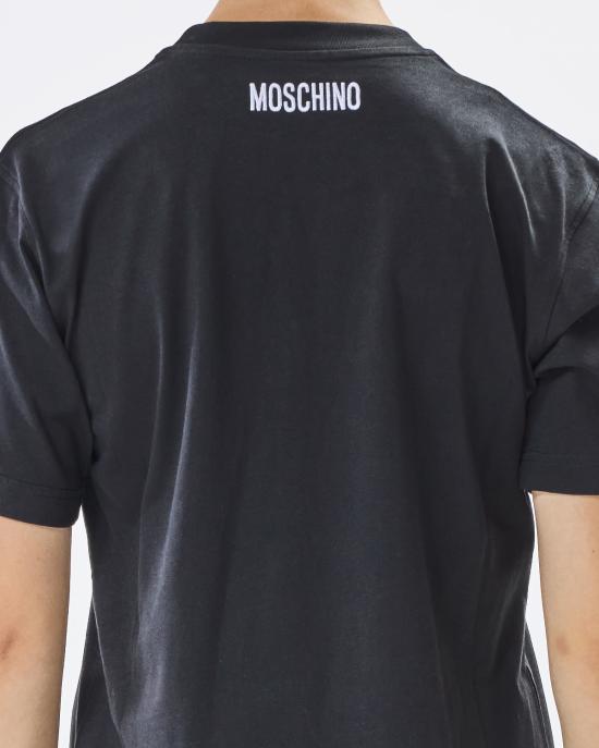 25FW 모스키노 반팔 티셔츠 0704 5441 1001 NERO - MOSCHINO