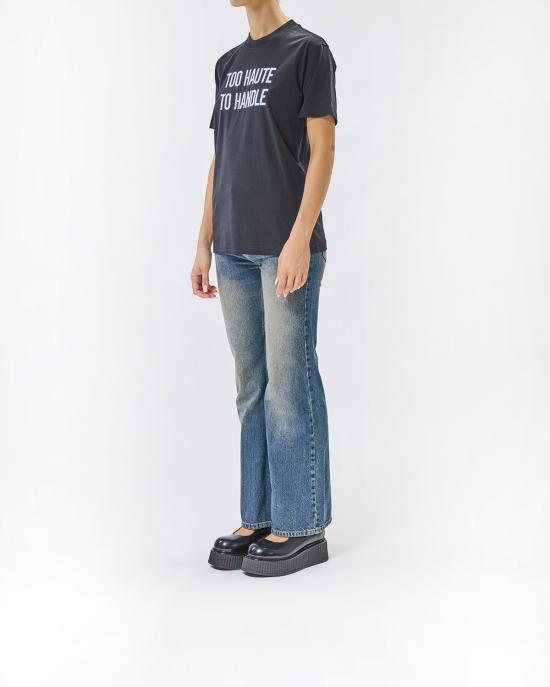 25FW 모스키노 반팔 티셔츠 0704 5441 1001 NERO - MOSCHINO