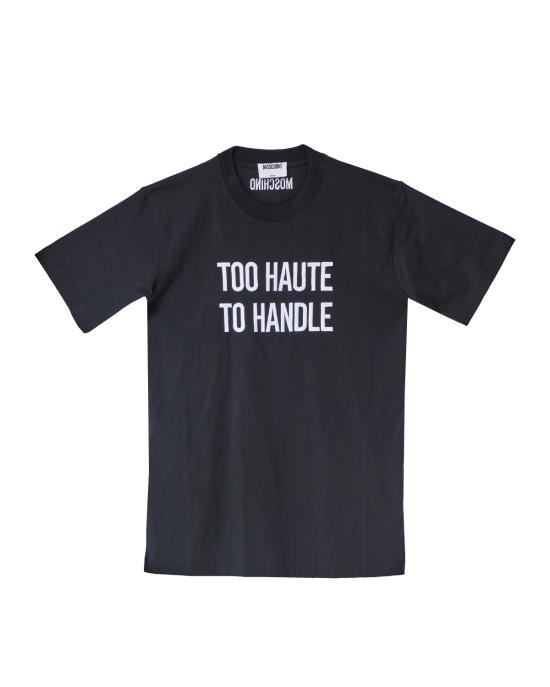 25FW 모스키노 반팔 티셔츠 0704 5441 1001 NERO