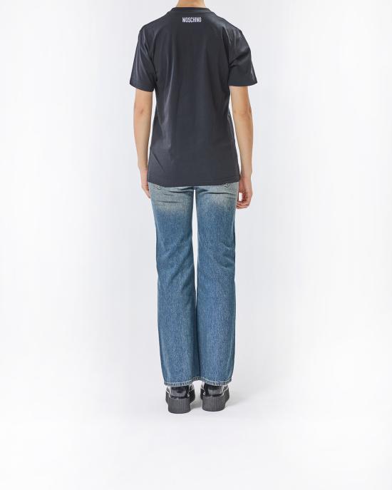 25FW 모스키노 반팔 티셔츠 0704 5441 1001 NERO - MOSCHINO