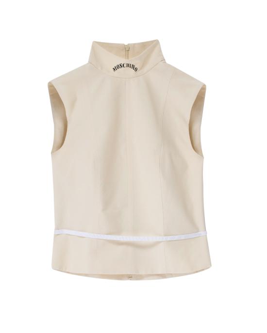 25FW 모스키노 민소매 티셔츠 0806 5436 1555 BEIGE