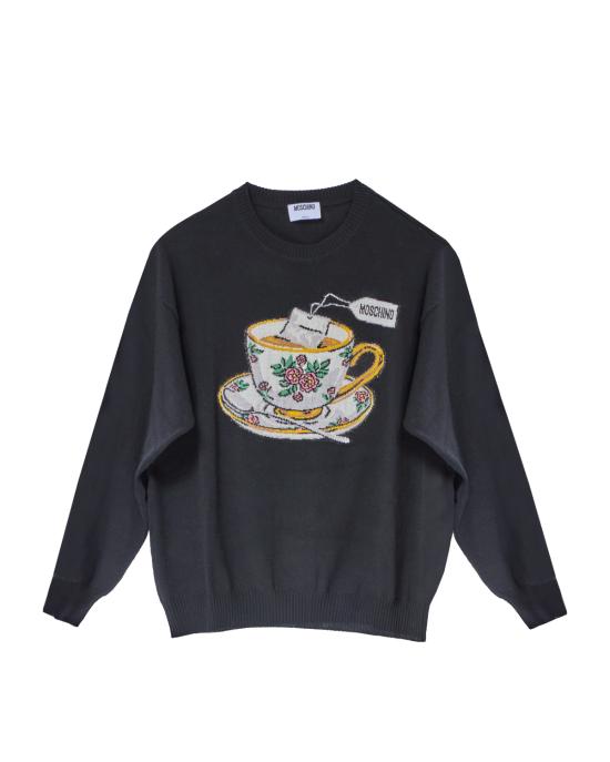 25FW 모스키노 스웨터 0938 5500 3555 NERO MULTI