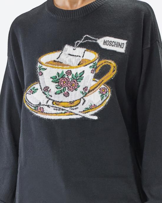 25FW 모스키노 스웨터 0938 5500 3555 NERO MULTI - MOSCHINO