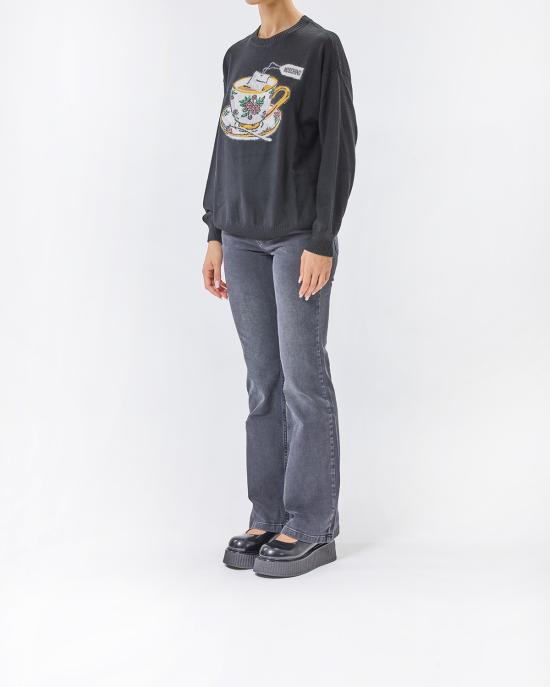 25FW 모스키노 스웨터 0938 5500 3555 NERO MULTI - MOSCHINO