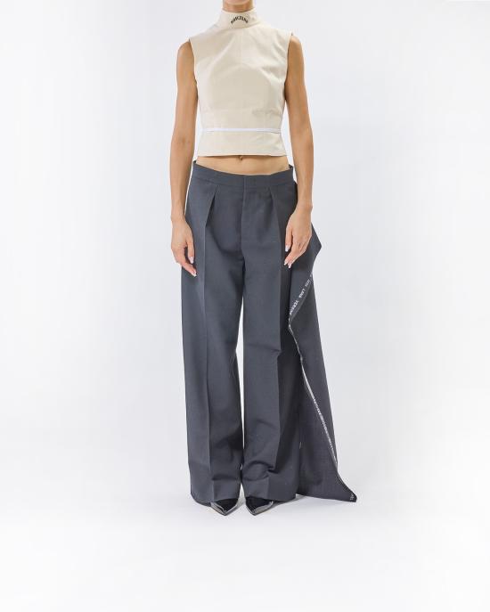 25FW 모스키노 수트 팬츠 0317 5438 3500 NERO - MOSCHINO