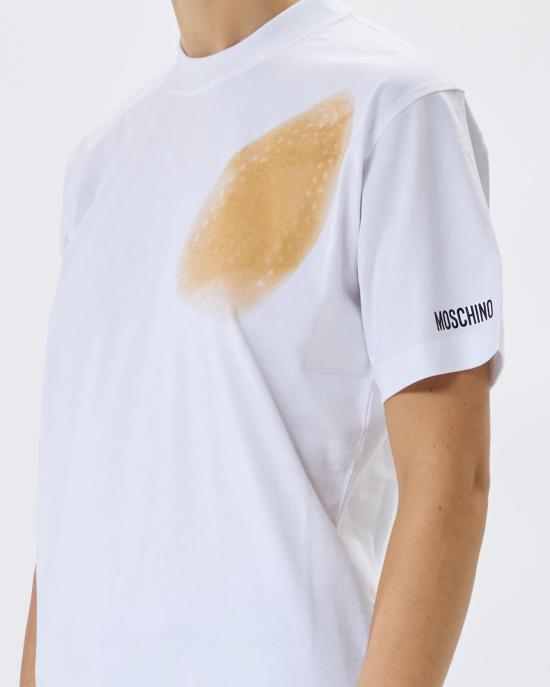 25FW 모스키노 반팔 티셔츠 0702 5541 1001 BIANCO - MOSCHINO