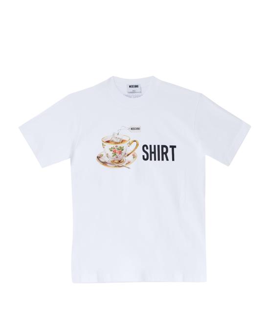 25FW 모스키노 반팔 티셔츠 0722 5541 1001 BIANCO