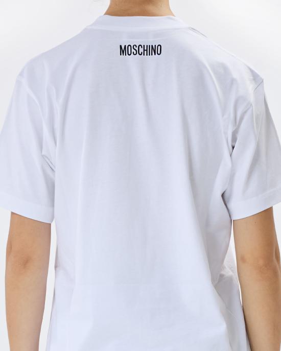 25FW 모스키노 반팔 티셔츠 0722 5541 1001 BIANCO - MOSCHINO