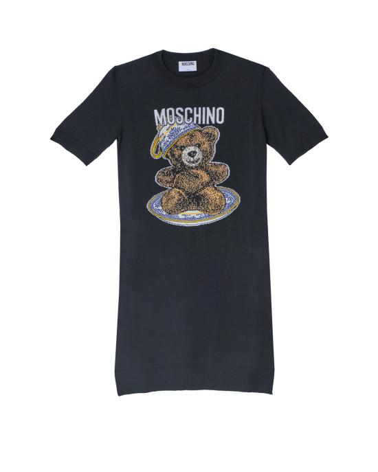 25FW 모스키노 원피스 0488 0550 2555 NERO