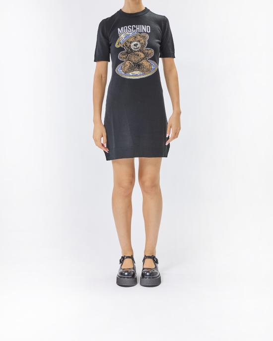 25FW 모스키노 원피스 0488 0550 2555 NERO - MOSCHINO