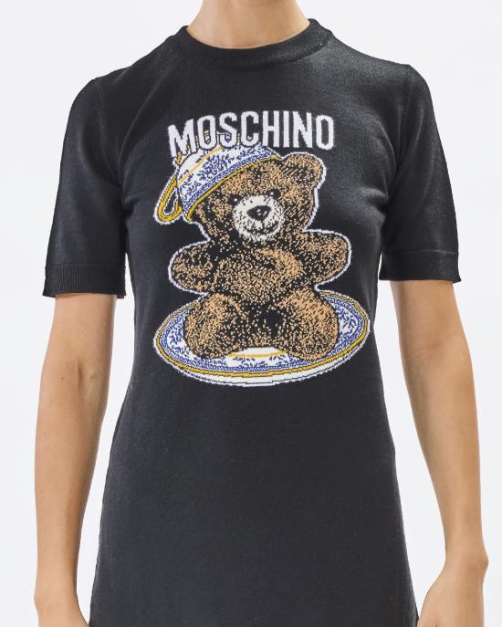 25FW 모스키노 원피스 0488 0550 2555 NERO - MOSCHINO