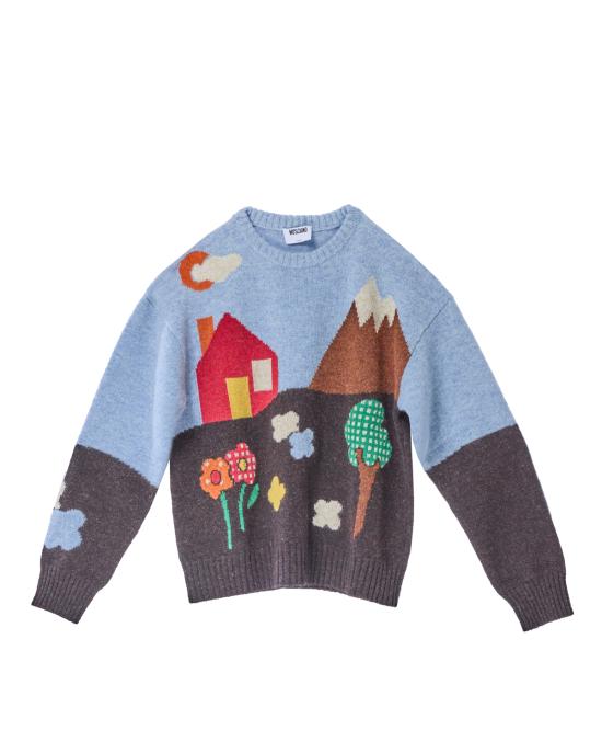 25FW 모스키노 스웨터 0921 5503 2888 MULTICOLOR