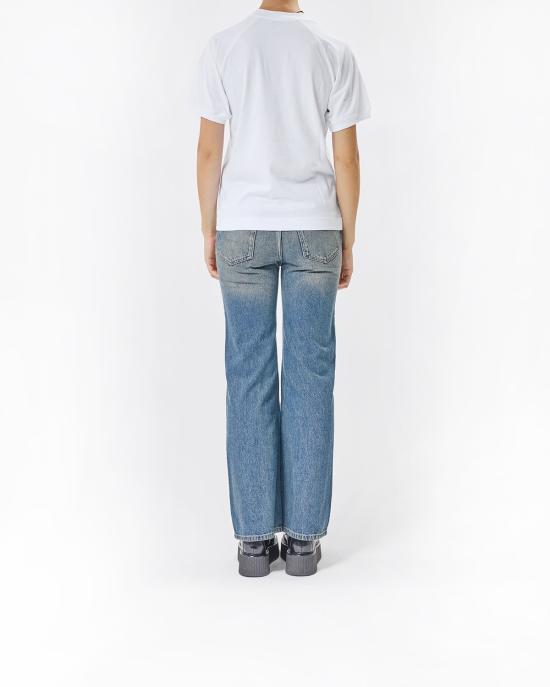 25FW 모스키노 반팔 티셔츠 0725 5541 1001 BIANCO - MOSCHINO