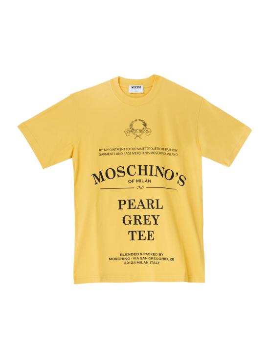 25FW 모스키노 반팔 티셔츠 0727 5541 1029 GIALLO