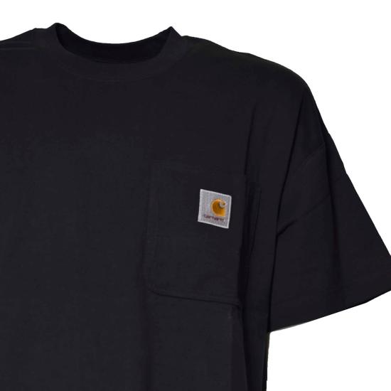25FW 칼하트 WIP 반팔 티셔츠 I035523 89XX Black - CARHARTT WIP
