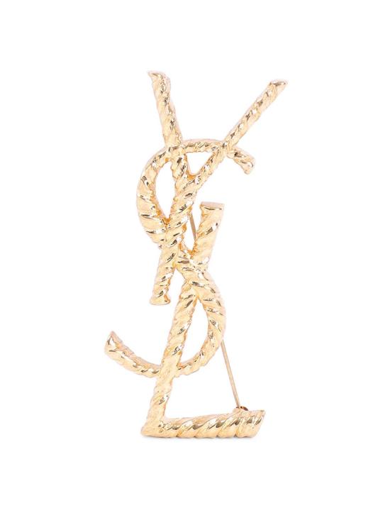  생로랑 브로치 840195Y15008060 Gold