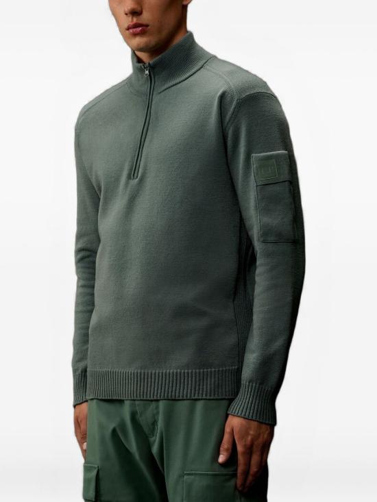 25FW 씨피 컴퍼니 긴팔 티셔츠 19CLKN059A 110427A619 Green - C.P. COMPANY