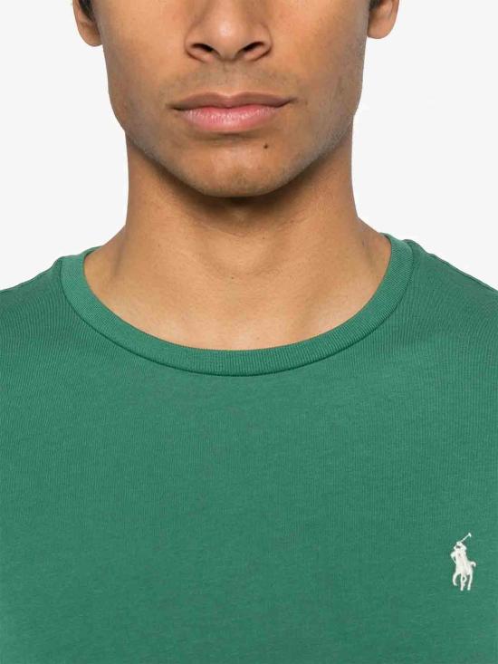  폴로 랄프로렌 포니로고 자수 반팔 티셔츠 710671438422 Green - POLO RALPH LAUREN