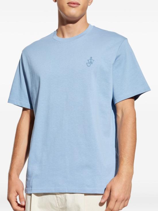 25FW JW앤더슨 반팔 티셔츠 JT0257 PG1510768 Blue - JW ANDERSON