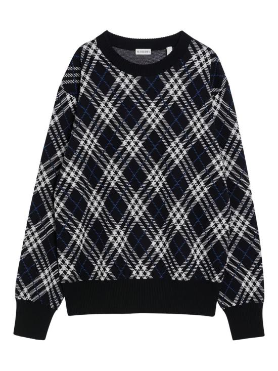 25FW 버버리 체크 울 스웨터 8110614 A1014 MultiColour - BURBERRY