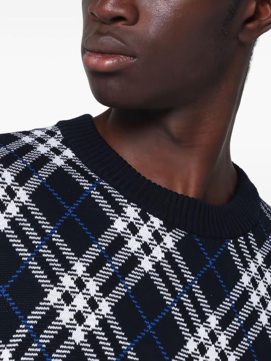 25FW 버버리 체크 울 스웨터 8110614 A1014 MultiColour - BURBERRY