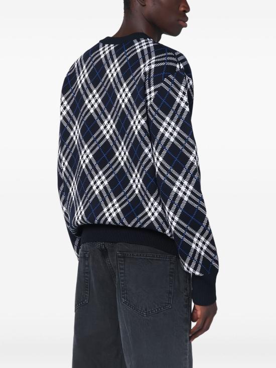 25FW 버버리 체크 울 스웨터 8110614 A1014 MultiColour - BURBERRY