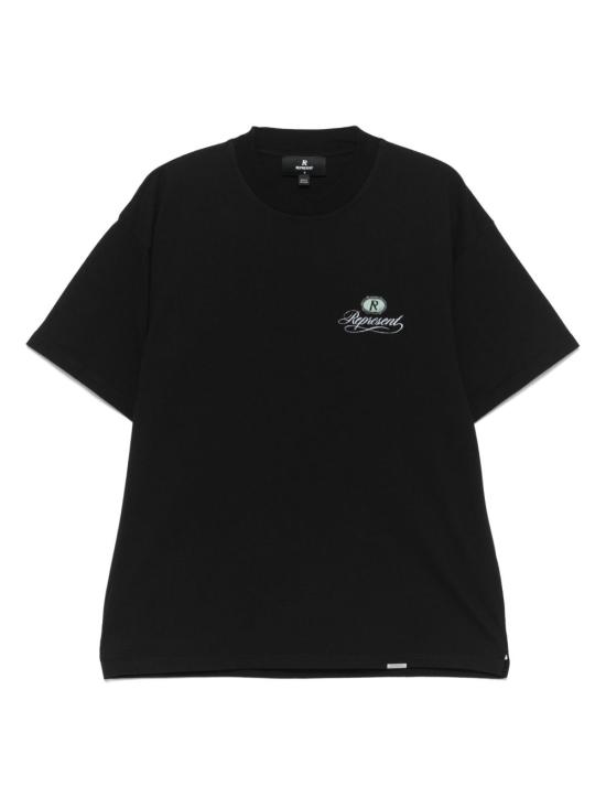 25FW 리프레젠트 반팔 티셔츠 MLM100450 01 Black