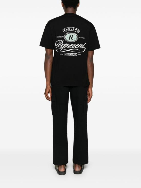 25FW 리프레젠트 반팔 티셔츠 MLM100450 01 Black - REPRESENT