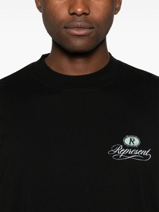 25FW 리프레젠트 반팔 티셔츠 MLM100450 01 Black - REPRESENT