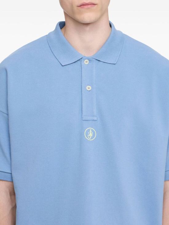 25FW JW앤더슨 반팔 티셔츠 JO0281 PG1479768 Blue - JW ANDERSON