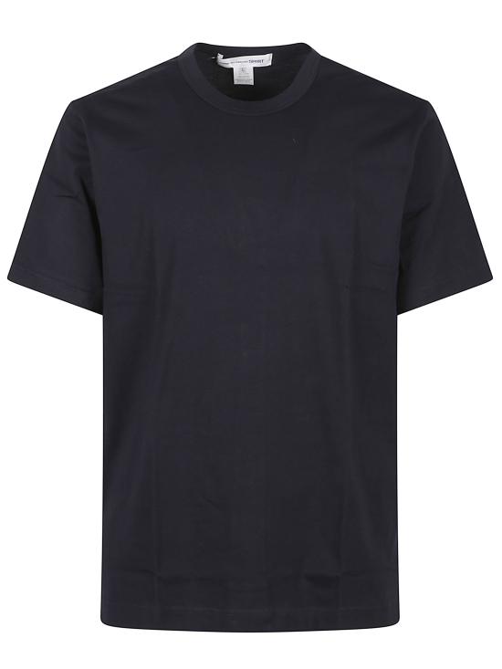 25FW 꼼데가르송 반팔 티셔츠 FZ T004 PER 2NAVY Blue