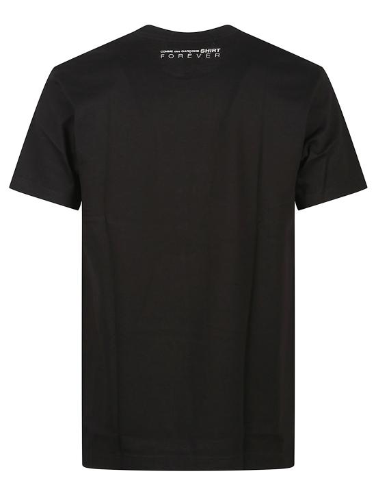 25FW 꼼데가르송 반팔 티셔츠 FZ T004 PER 1BLACK Black - COMME DES GARCONS