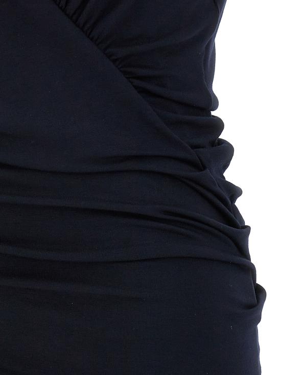  생로랑 미디 원피스 776444Y3I394140 Blue - SAINT LAURENT