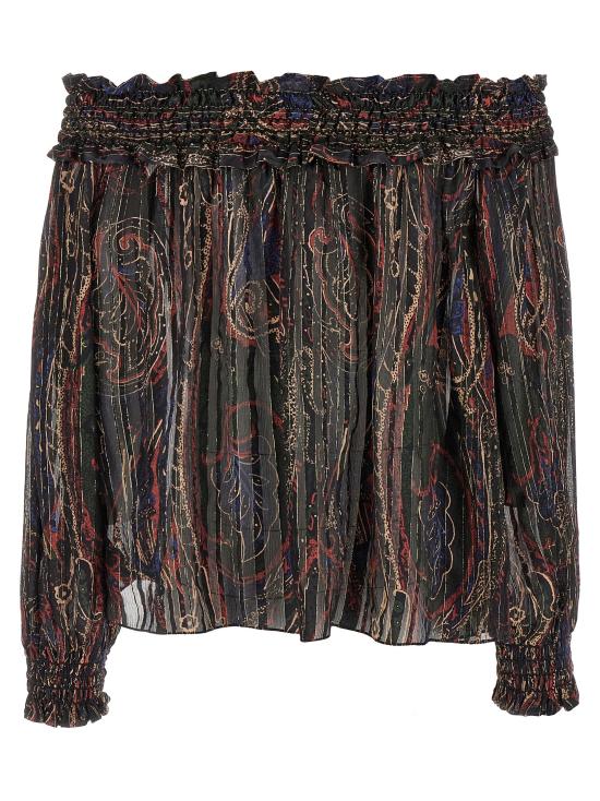 25SS 생로랑 블라우스 822936Y4K431052 Multicolor - SAINT LAURENT