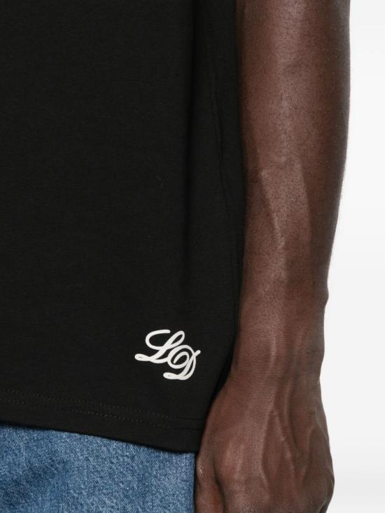 25FW 레듀 반팔 티셔츠 1000478 Black - LES DEUX