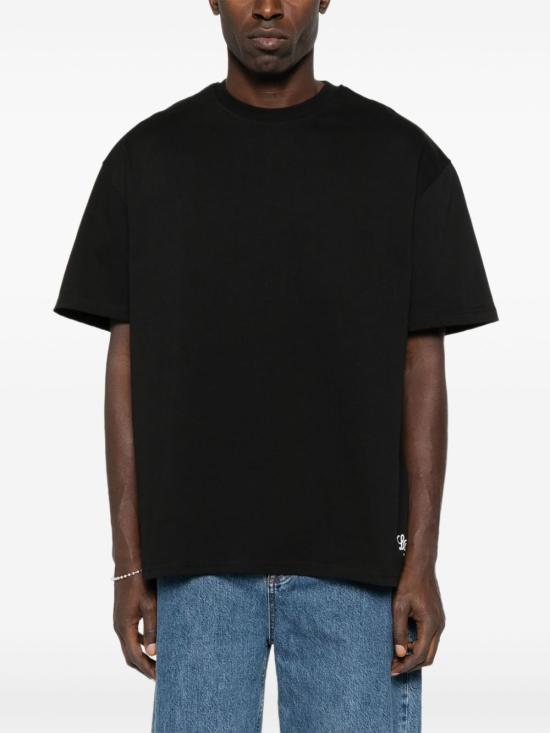 25FW 레듀 반팔 티셔츠 1000478 Black - LES DEUX