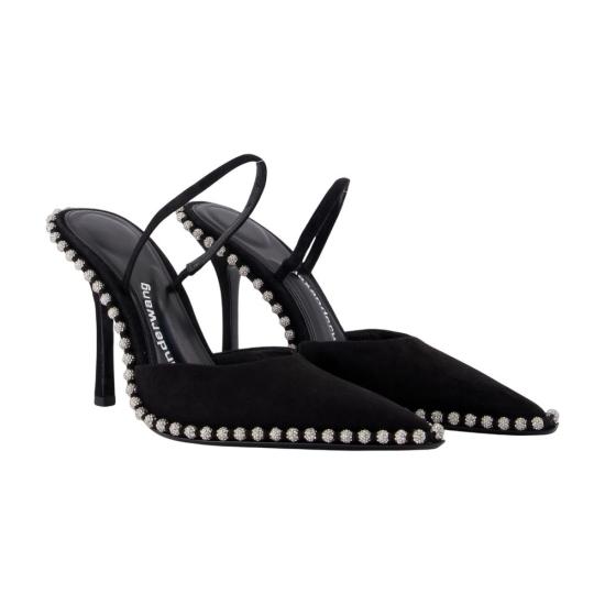 25FW 알렉산더 왕 힐/펌프스 30425P027 001 BLACK - ALEXANDER WANG