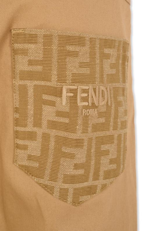 25FW [키즈] 펜디 스트레이트 팬츠 JUF168 AS5Y F0QU5 BEIGE - FENDI