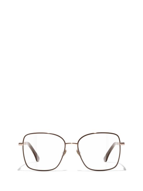 26FW 샤넬 안경 CH2216J C487 BEIGE ROSE GOLD DARK TAUPE