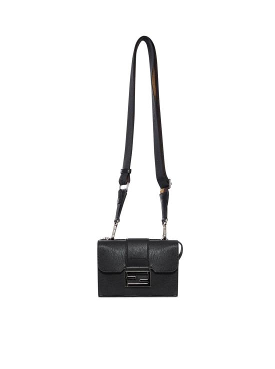25SS 펜디 레더 더블 바게트백 7VA649APDR F0GXN black - FENDI