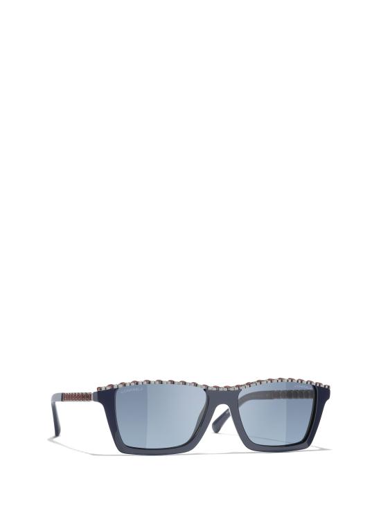 26FW 샤넬 선글라스 CH5548Q 1462S2 BLUE VENDOME - CHANEL