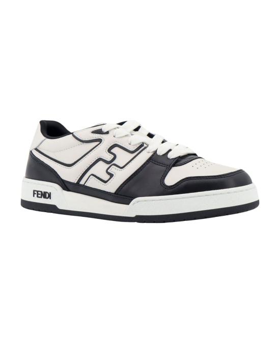 25SS 펜디 매치 레더 로우탑 스니커즈 7E1643AOMN F0E7C White - FENDI