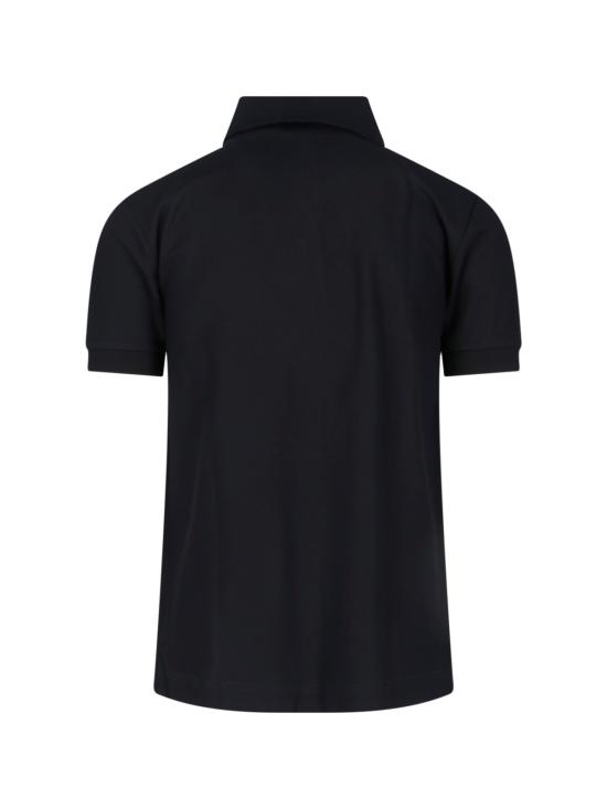 25FW 버버리 메탈 EKD 코튼 폴로 셔츠 8116183 A1189 Black - BURBERRY