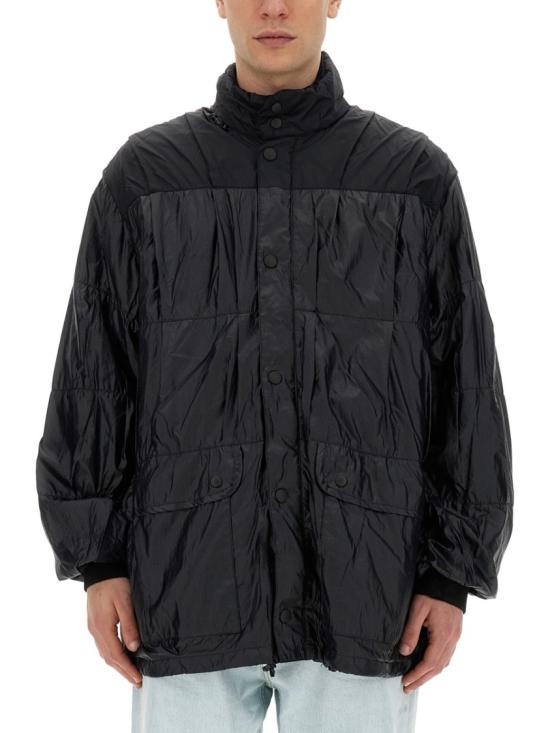 아워레가시 자켓 M2241EBR BLACKRUBBERIZEDNYLON Black