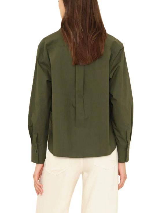 25FW 시레나 블라우스 X5MVS002SPST Green - XIRENA