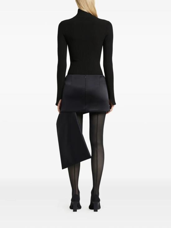 25FW 쿠레쥬 바디수트 티셔츠 425MBD165FI00019999 Black - COURREGES