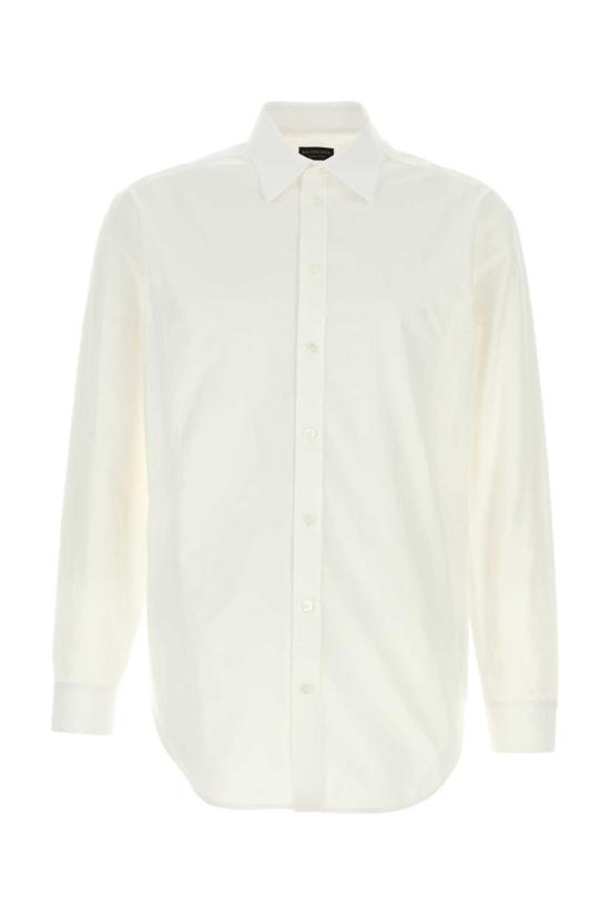 25FW 발렌시아가 셔츠 850808TTM12 9000 WHITE